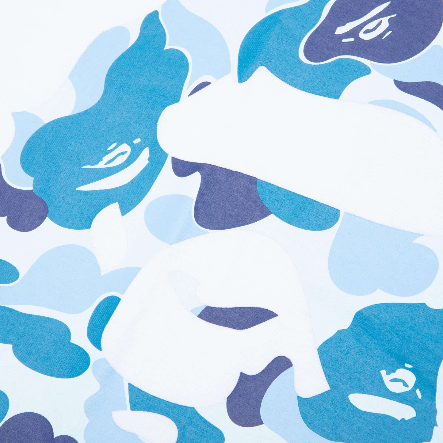 Abc Camo Side Big Ape Head Tee White Blue