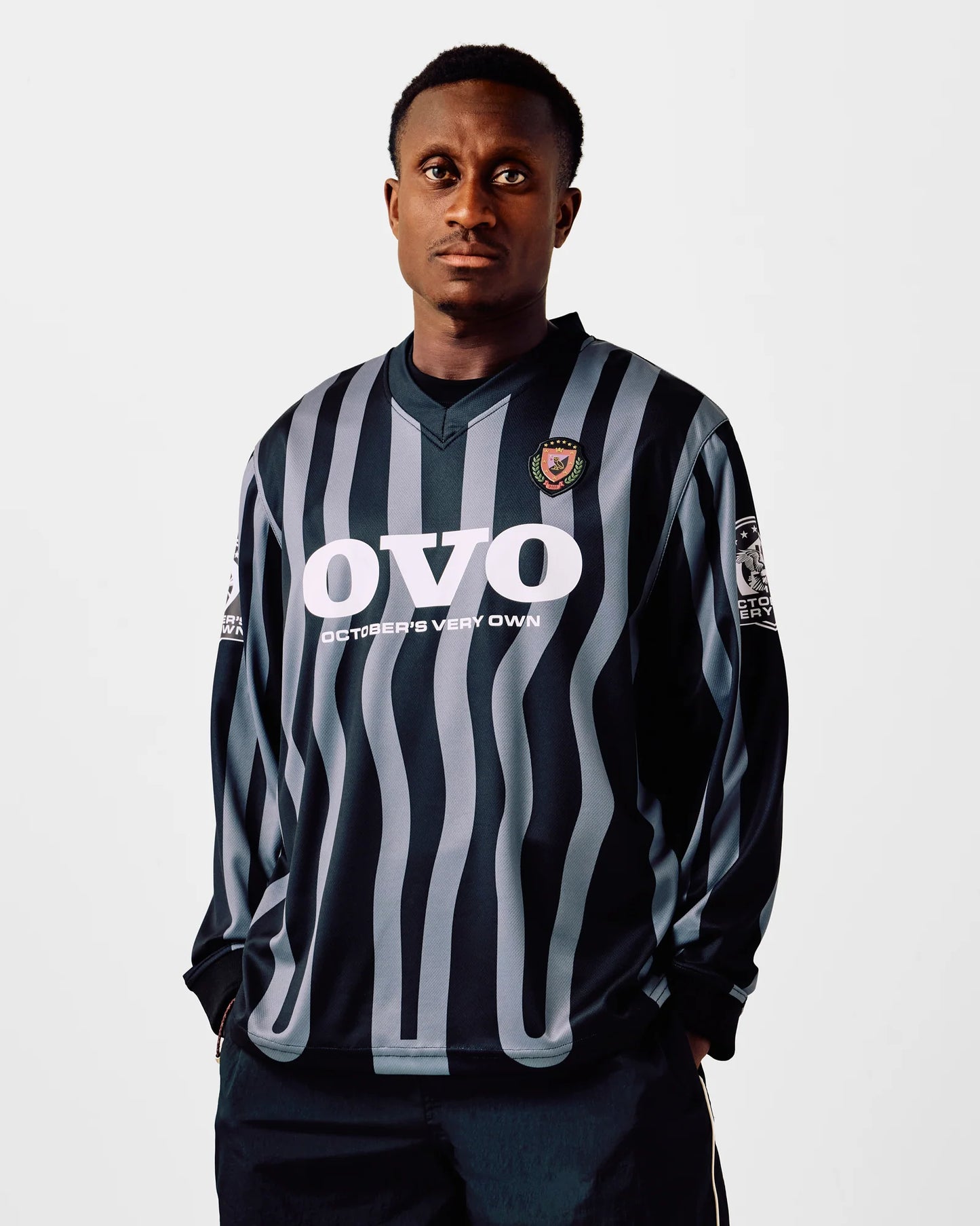 Stripe Soccer Jersey Sandstone