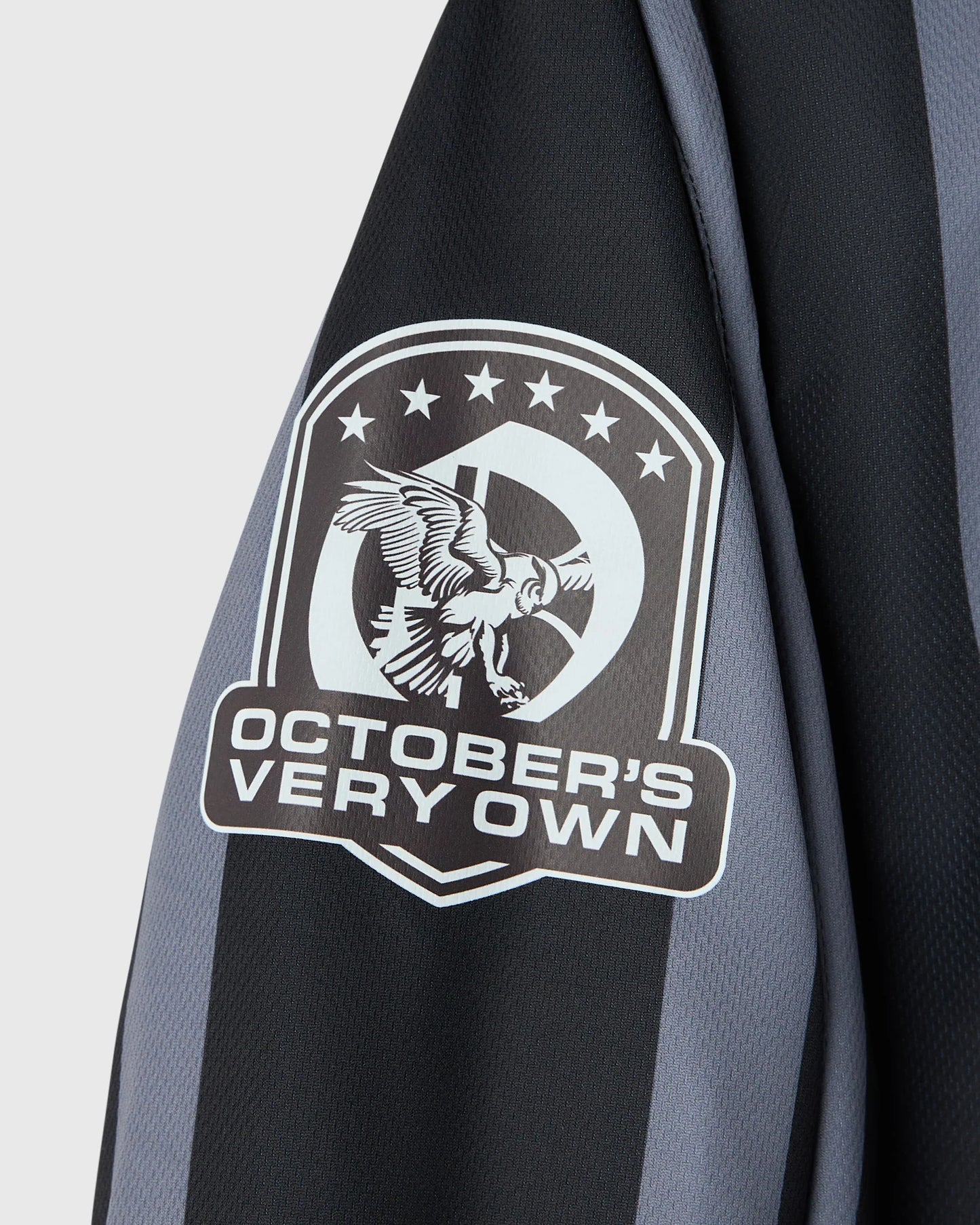 Stripe Soccer Jersey Black