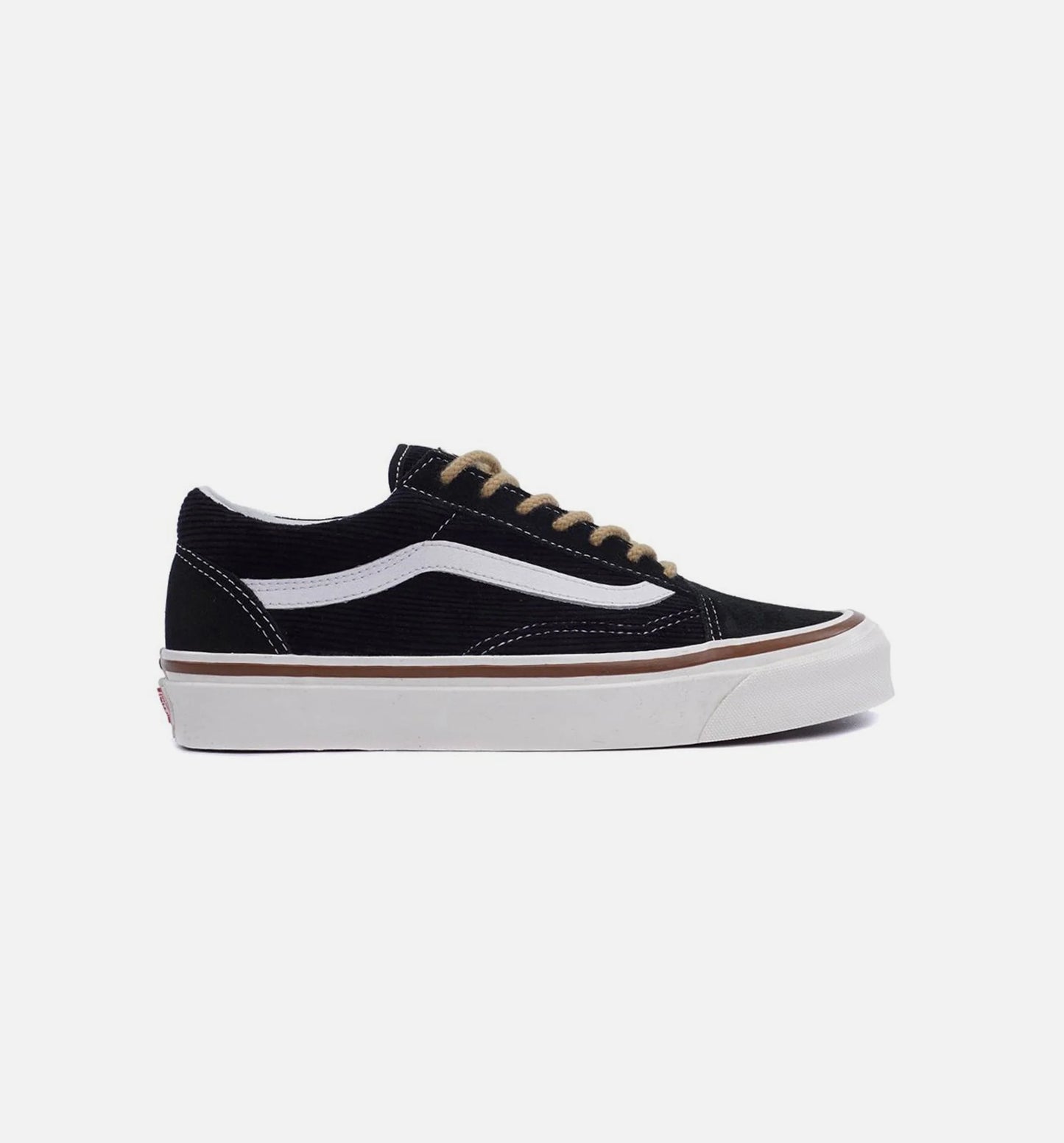 Anaheim Factory Old Skool 36 DX Mens Shoe OG Black Suede Corduroy