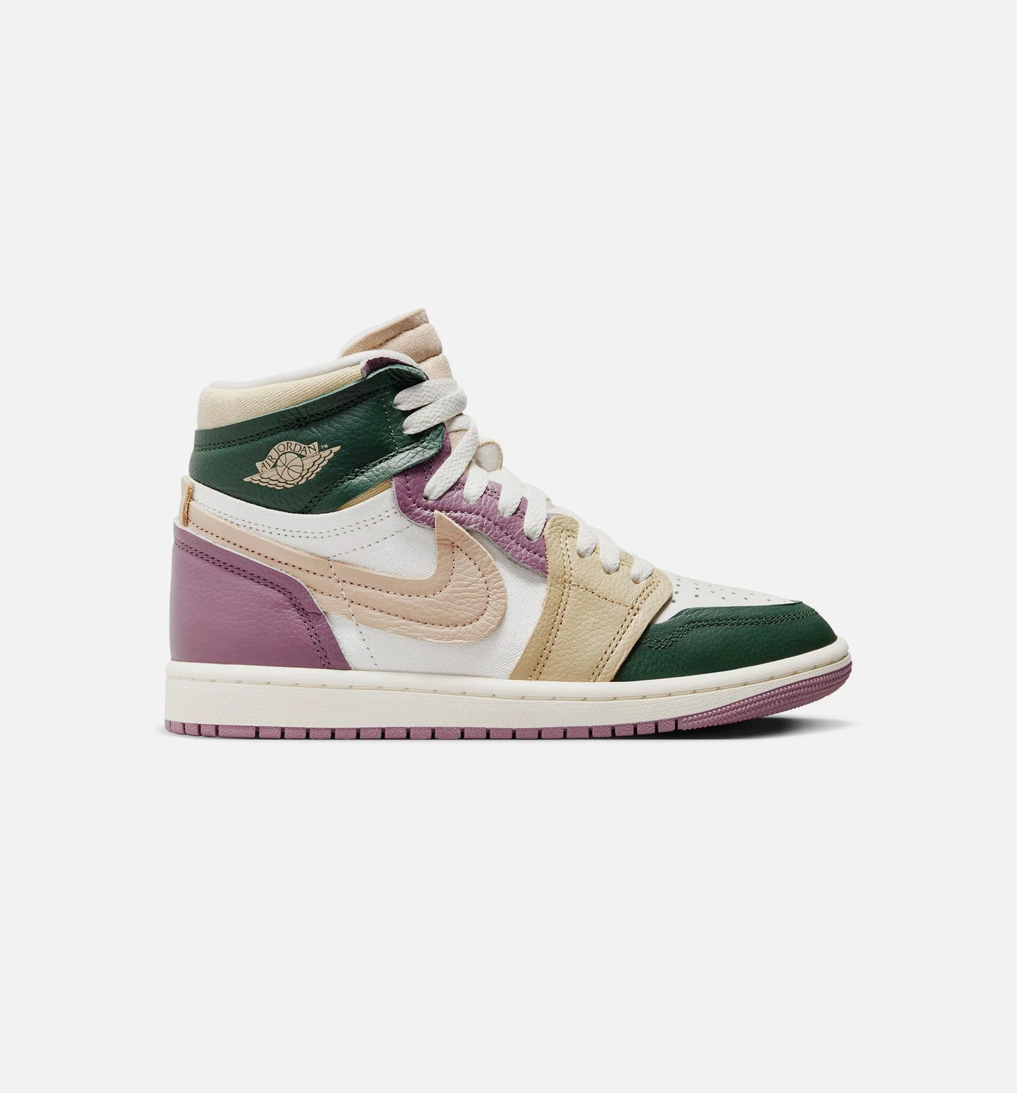 Air Jordan 1 MM High Galatic Jade Womens Lifestyle Shoe Galactic Jade Team Gold