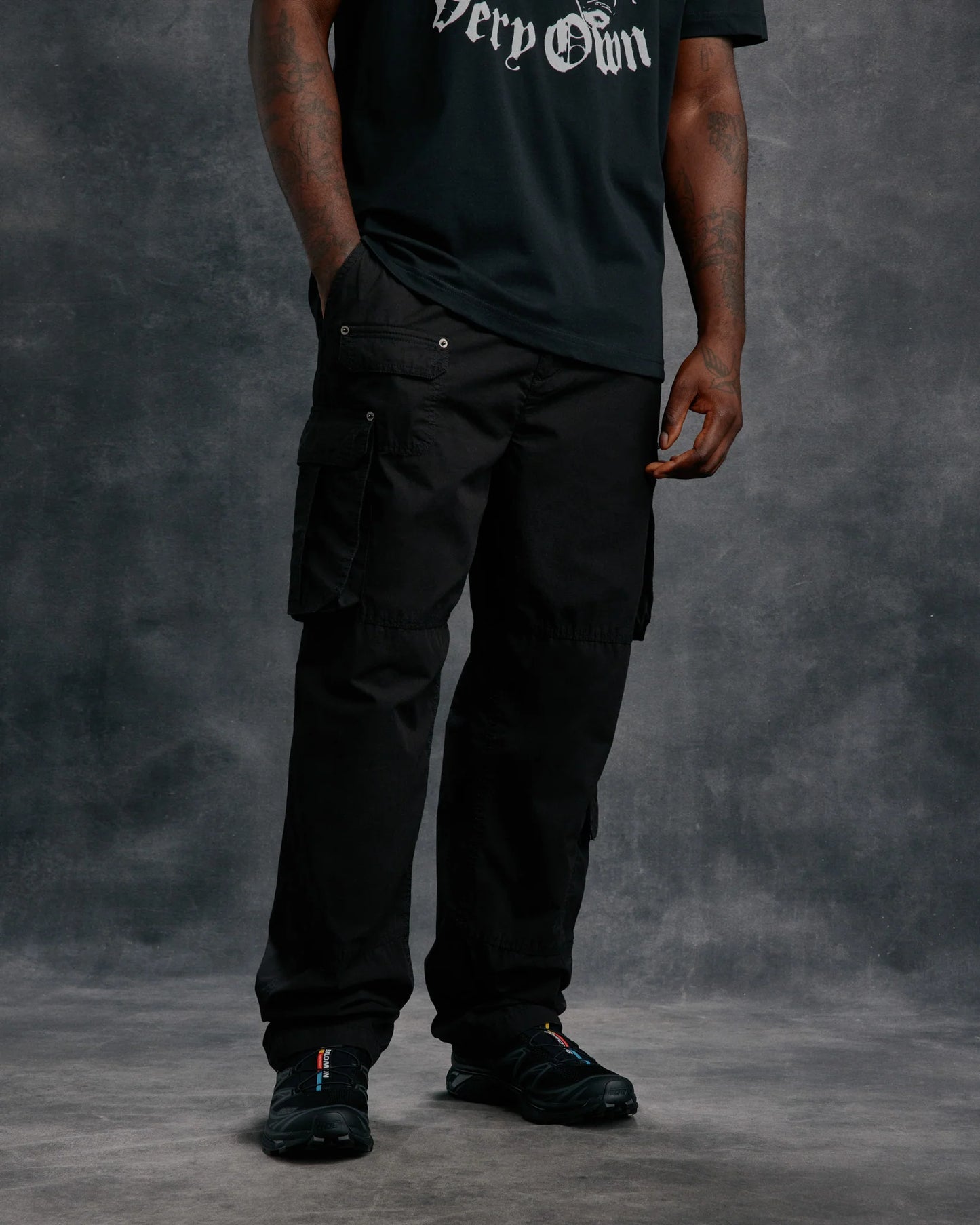 Multi Pocket Cargo Pant Black