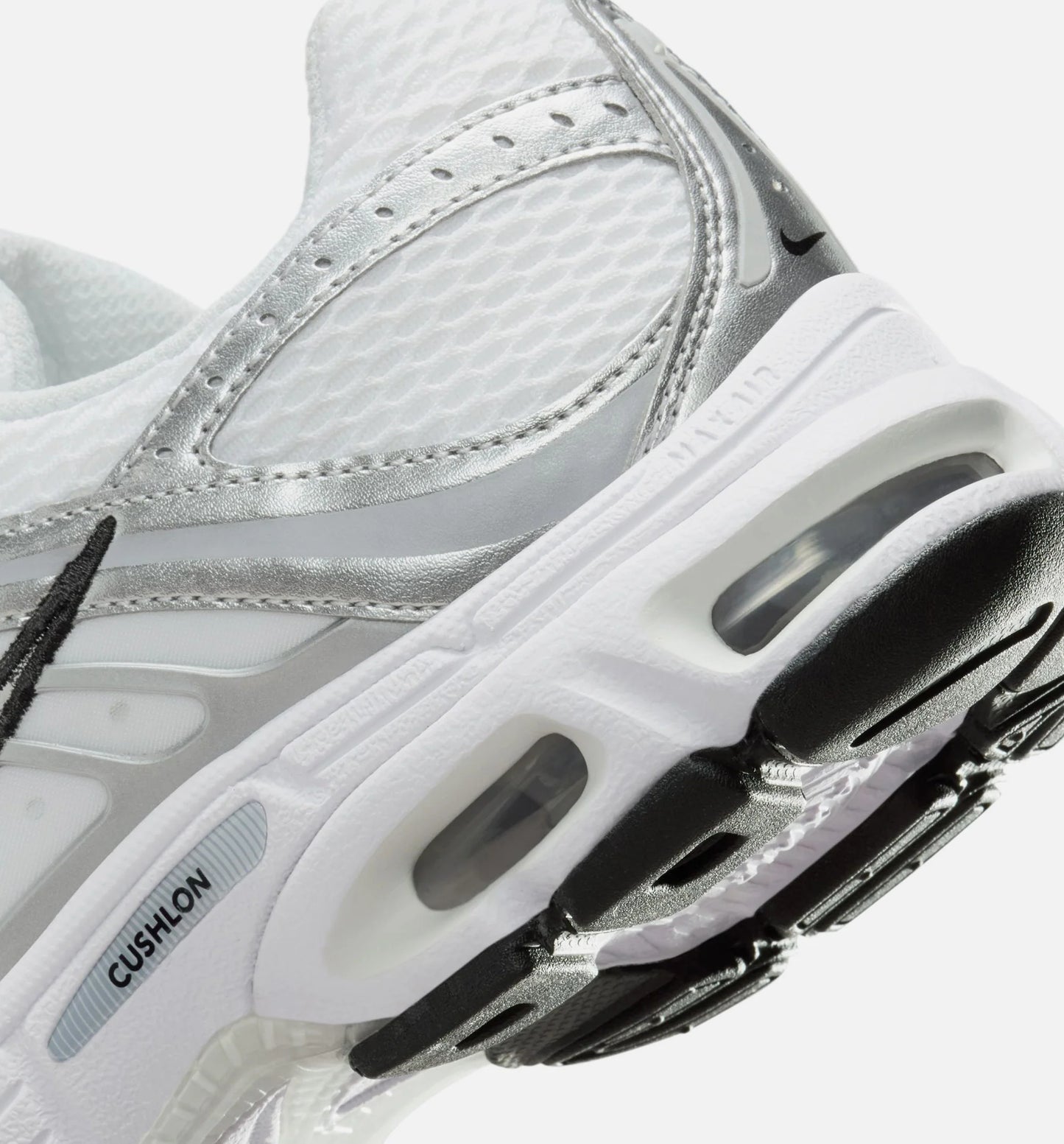 Air Max Moto 2K Womens Lifestyle Shoe White Photon Dust Metallic Silver Black