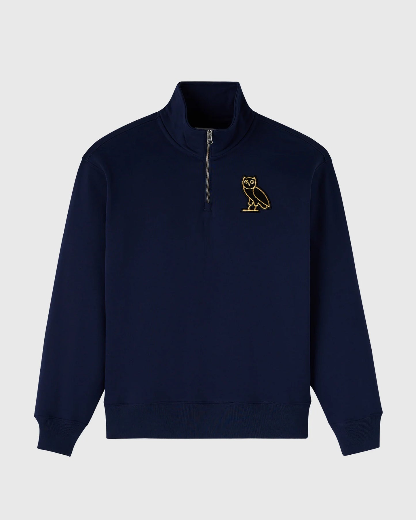 Signature Quarter Zip Mockneck Night Owl Navy