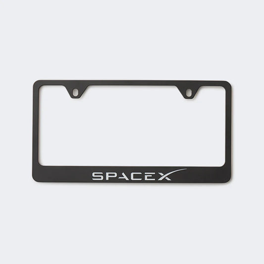 SPACEX LICENSE PLATE FRAME