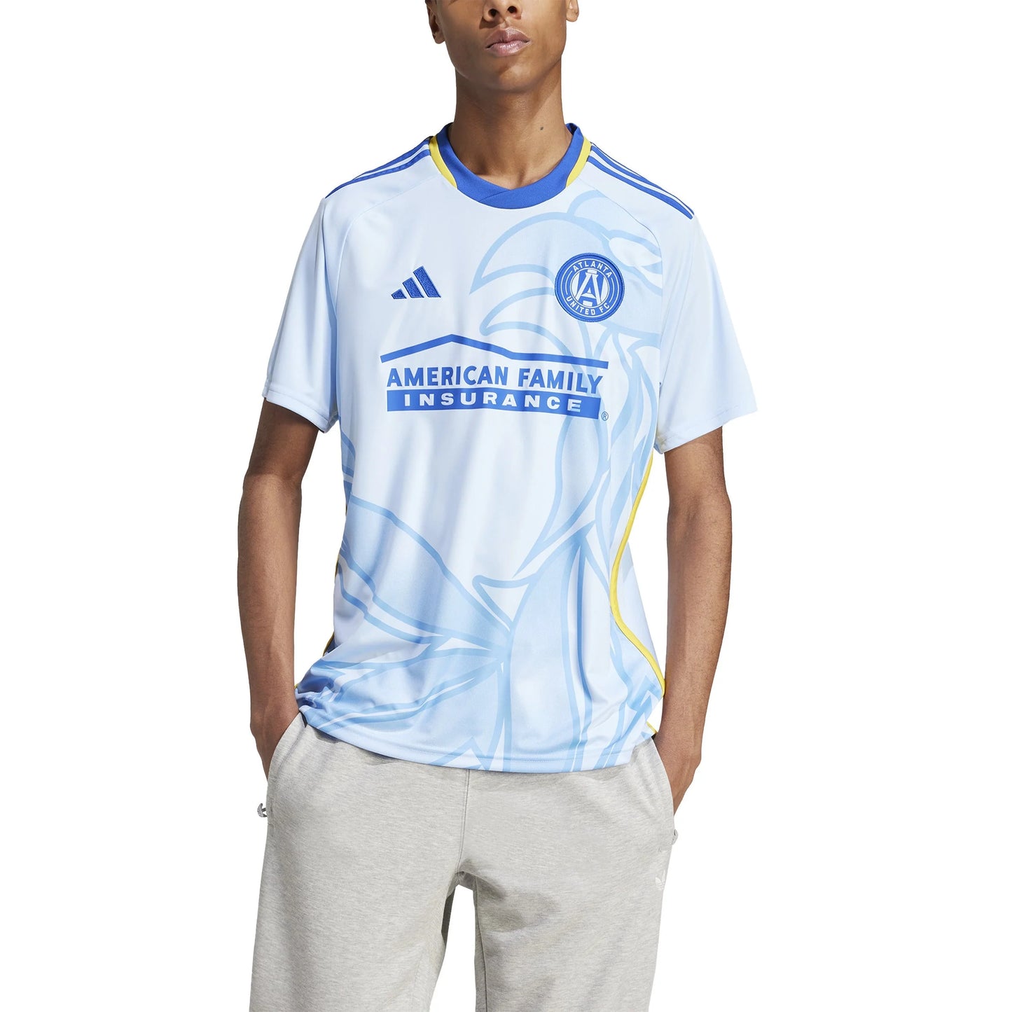 adidas Mens Atlanta United Away Jersey 24 25 Blue