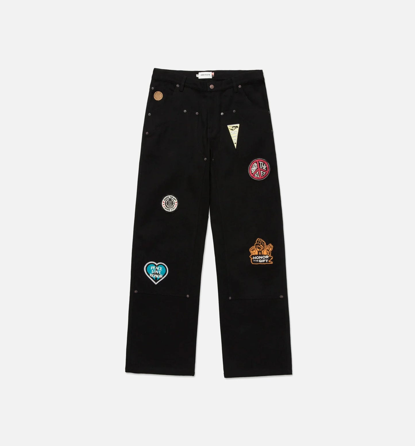 Patch Carpenter Mens Pant Black