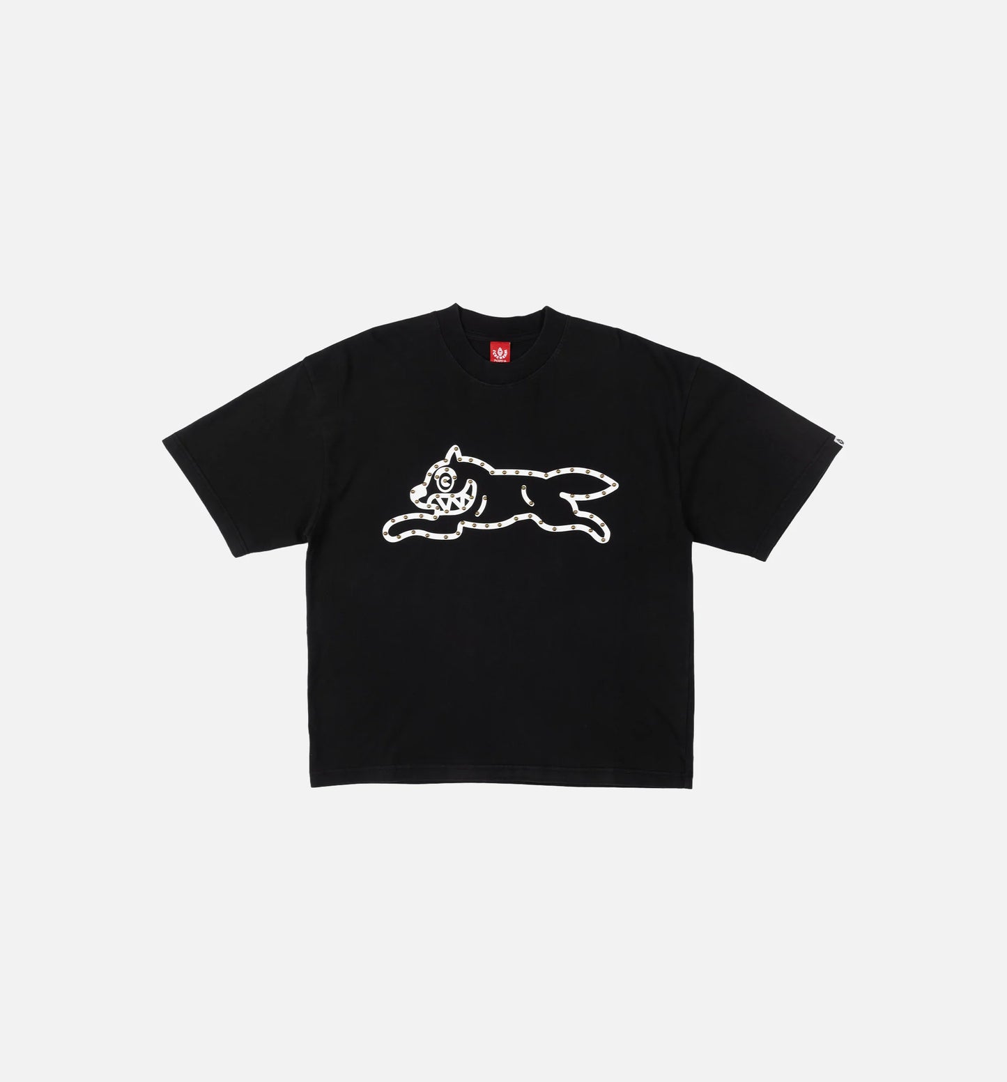 Frank Stud Mens Short Sleeve Shirt Black