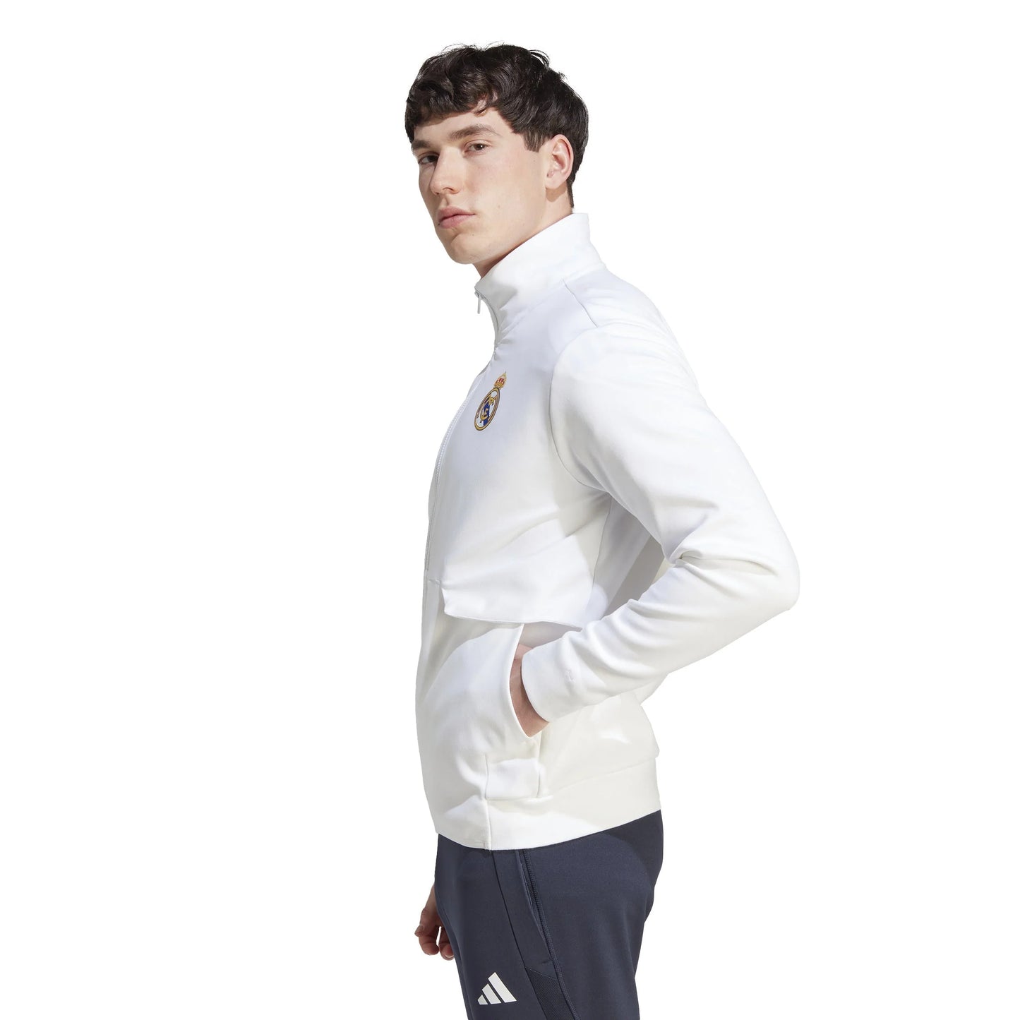 adidas Real Madrid Anthem Jacket White
