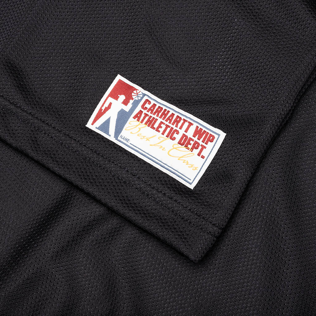 L S Detroit Mesh T Shirt Black Conifer Wax