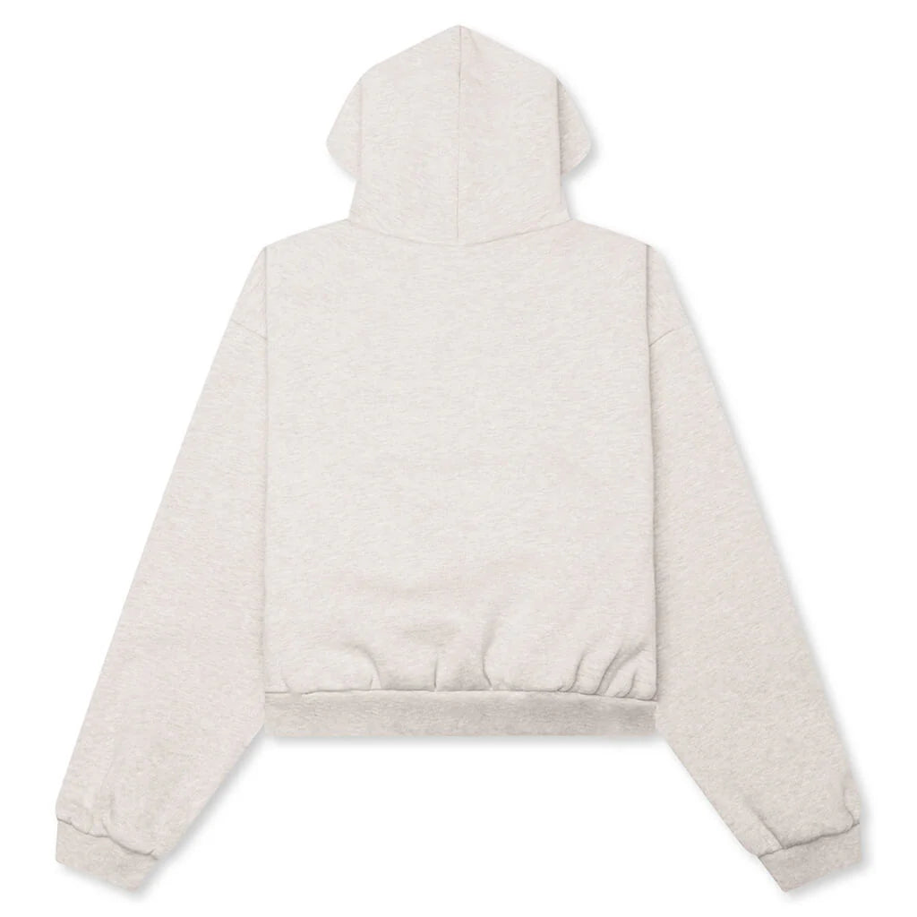 Kids Fleece Hoodie Heather Stone