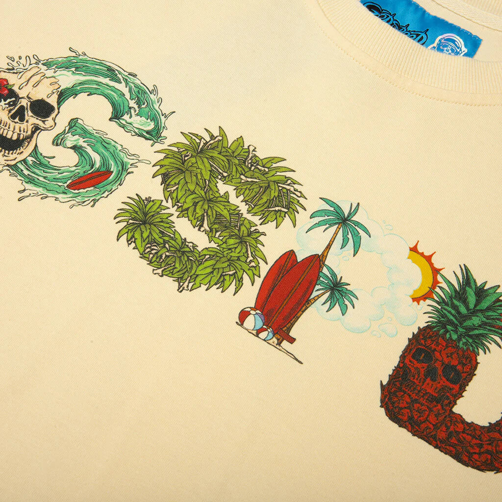 Surfs Up T Shirt Bone