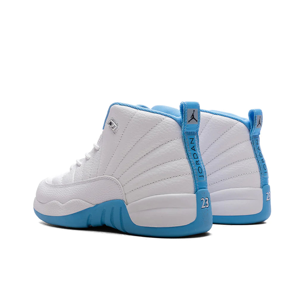 Air Jordan 12 Retro Melo PS White University Blue Metallic Silver