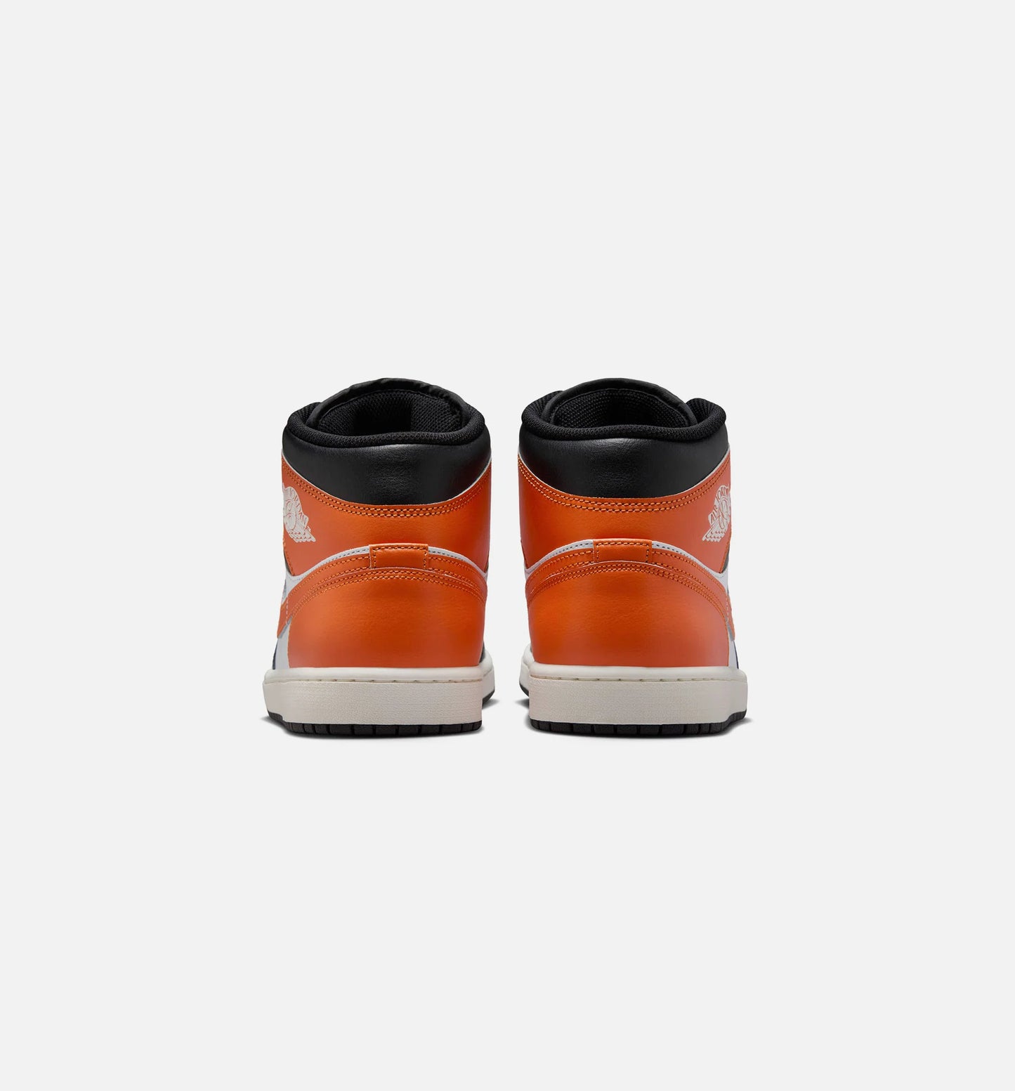 Air Jordan 1 Mid Mens Lifestyle Shoe Starfish White Sail Black