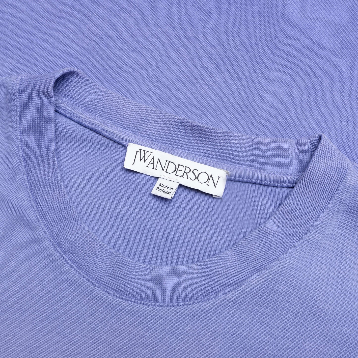 Logo Embroidery Gradient T Shirt Lavender