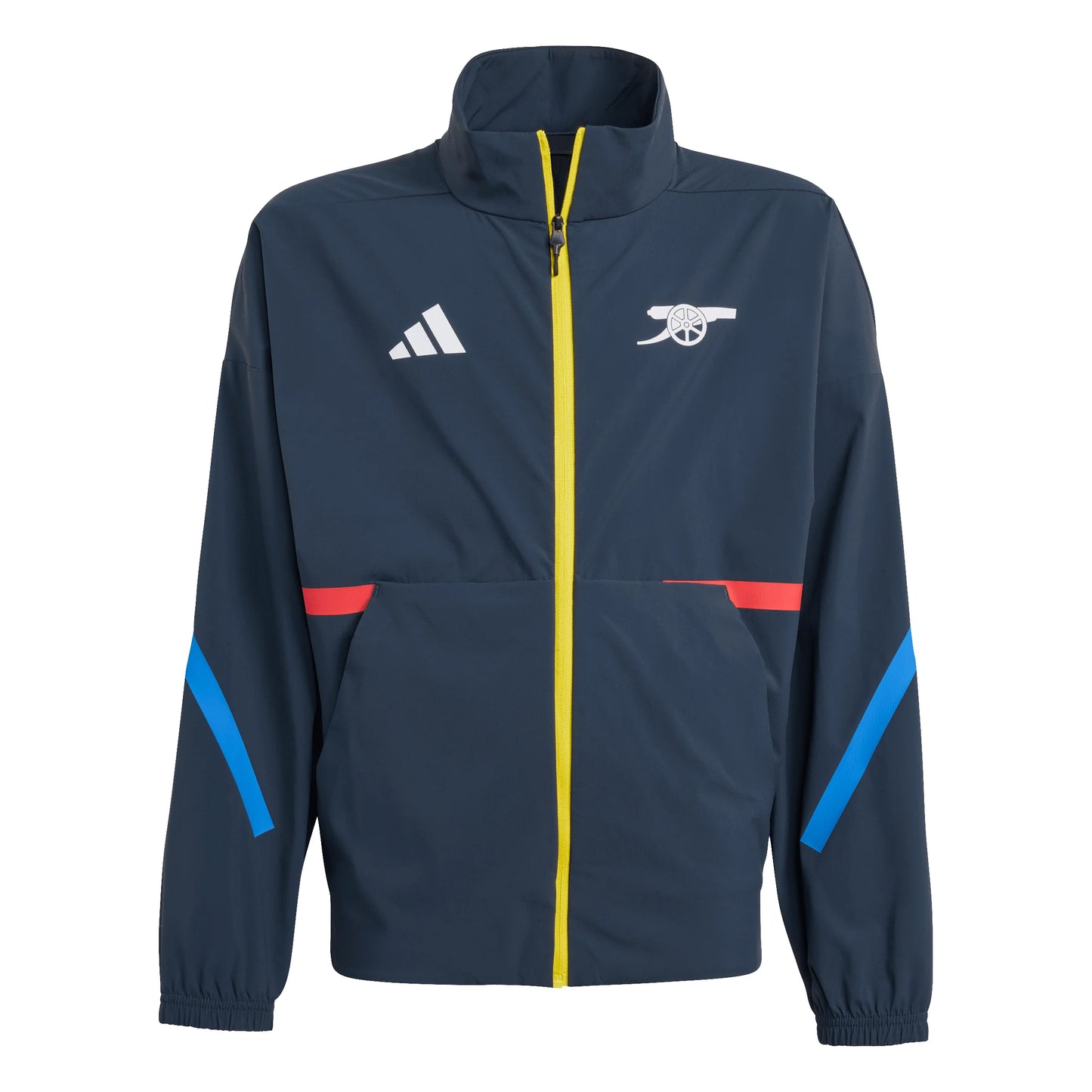 adidas Arsenal FC ZNE Youth Anthem Soccer Jacket Navy