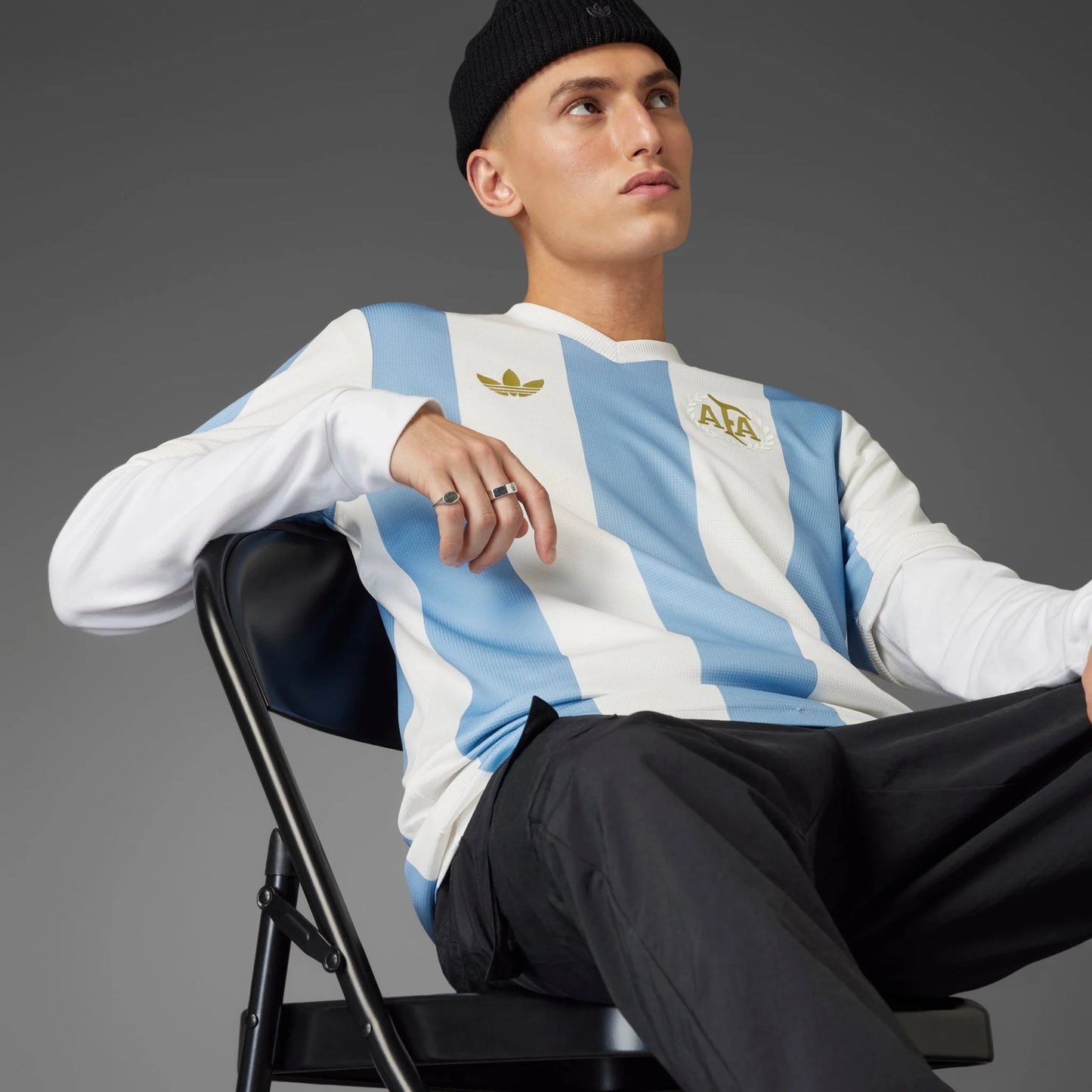 adidas Argentina Anniversary Jersey 24 25 Sky White