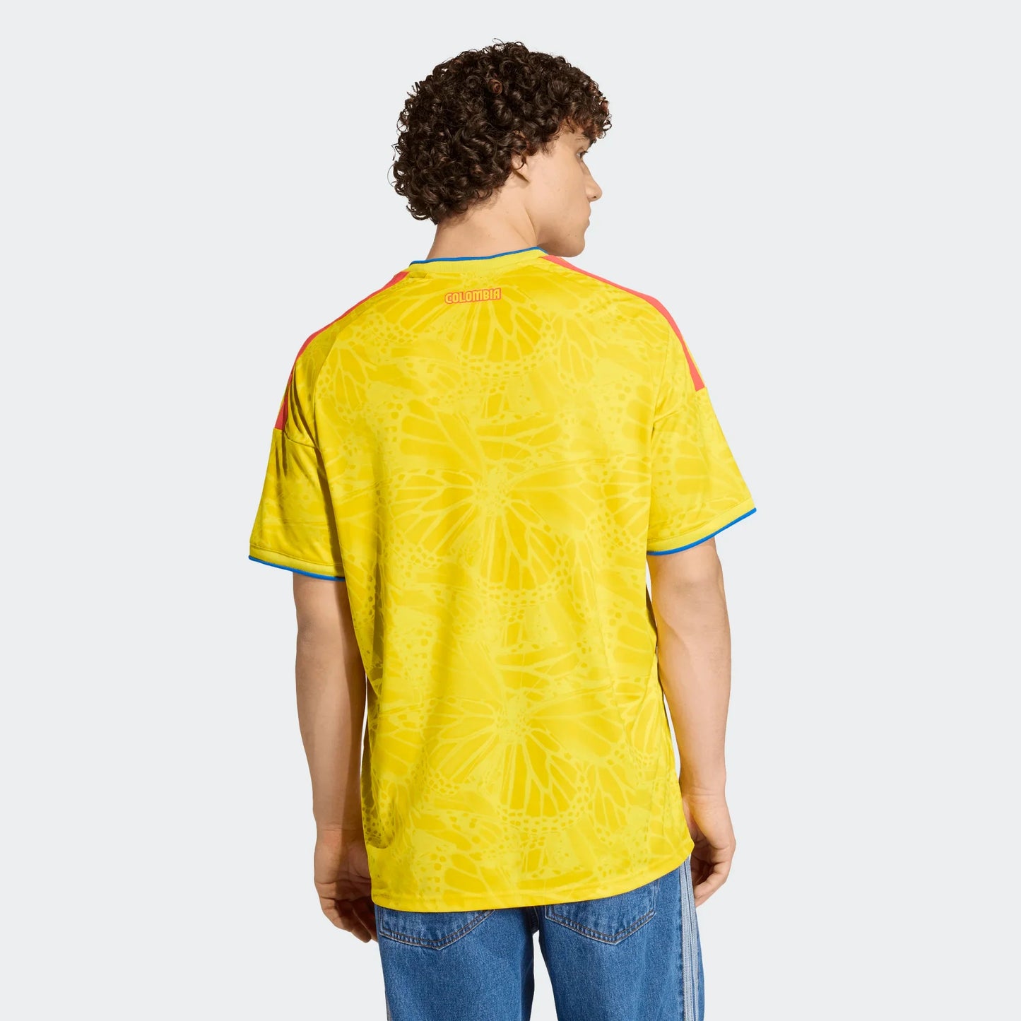 adidas Colombia Home Mens Soccer Jersey 26 Yellow