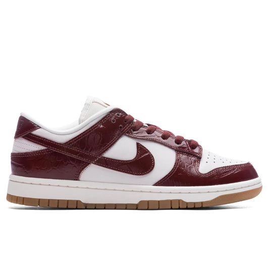 Womens Dunk Low LX Team Red Croc Phantom Dark Team Red Sail