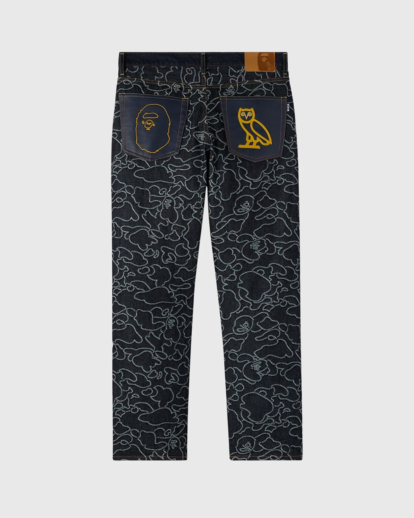 BAPE 1st Camo Jacquard Denim Pant Indigo