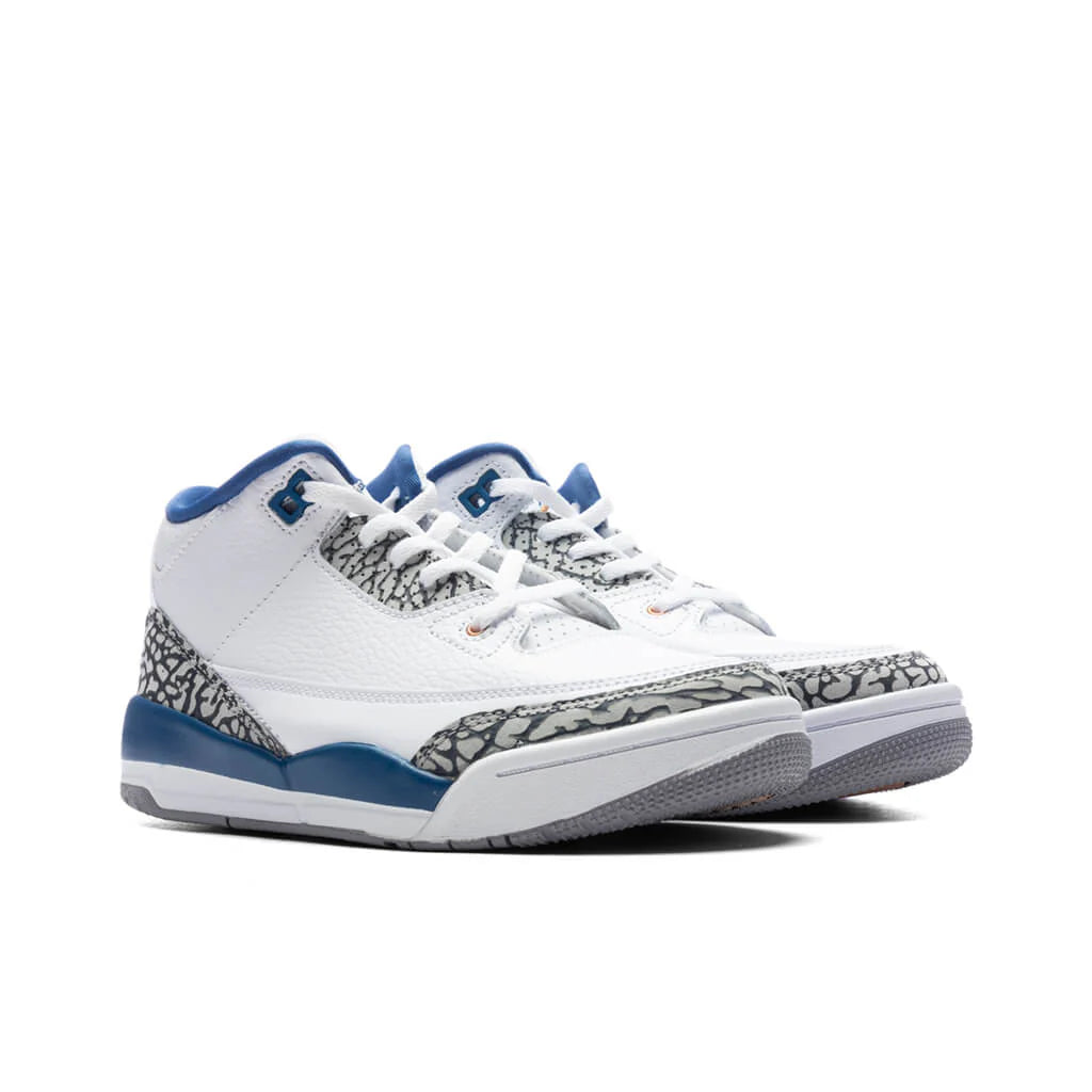 Air Jordan 3 Retro PS True Blue and Copper White Metallic Copper True Blue