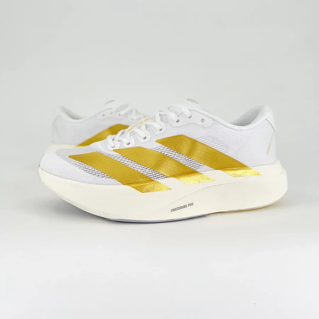 Tênis Adidas Adizero Evo SL Branco Dourado