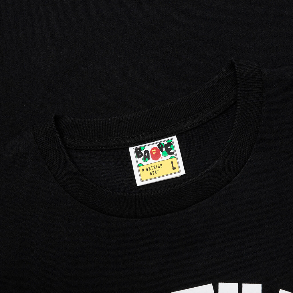 Honeycomb Camo College Tee Black Blue