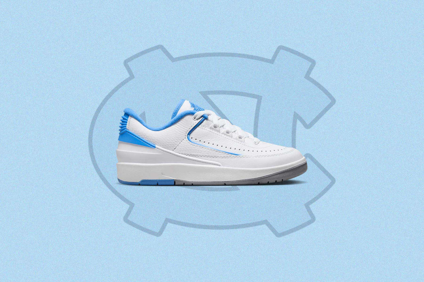 Air Jordan 2 Retro Low GS White University Blue Cement Grey