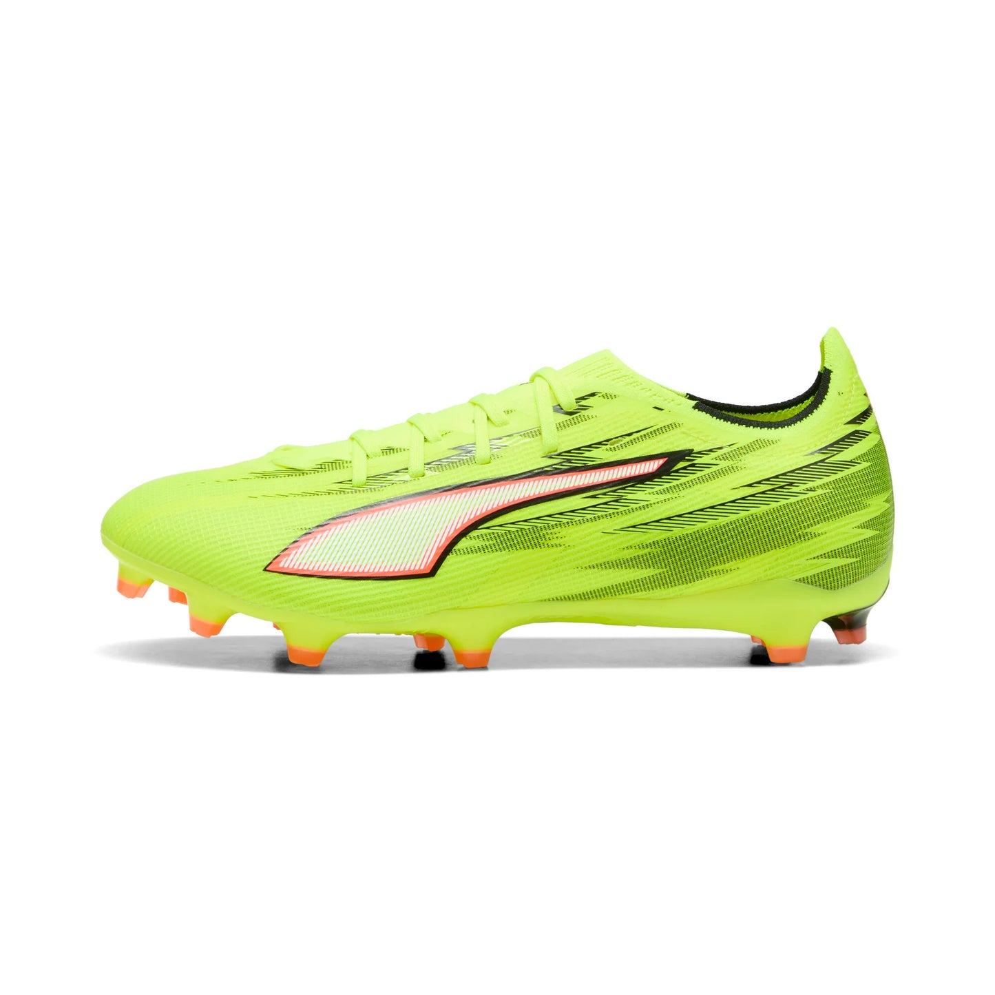 PUMA Ultra 6 Match FG AG Firm Multi Ground Mens Soccer Cleats Yellow Black Red