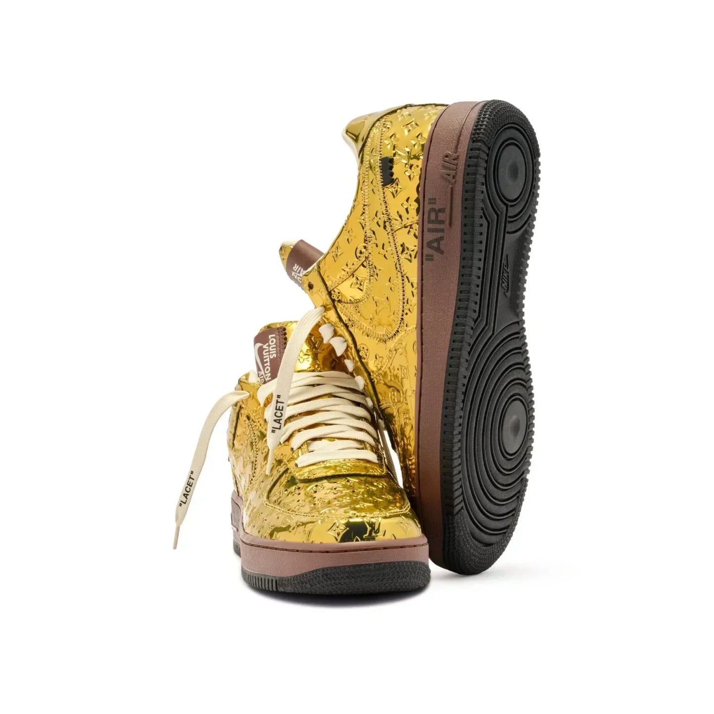 Louis Vuitton x Nike Air Force 1 Low Gold