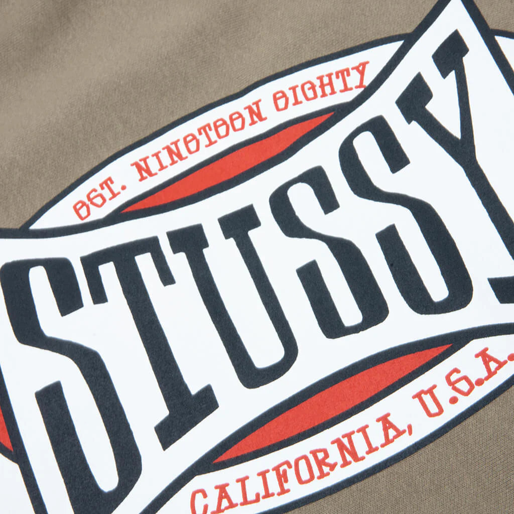 Champion Oval Zip Hoodie Army