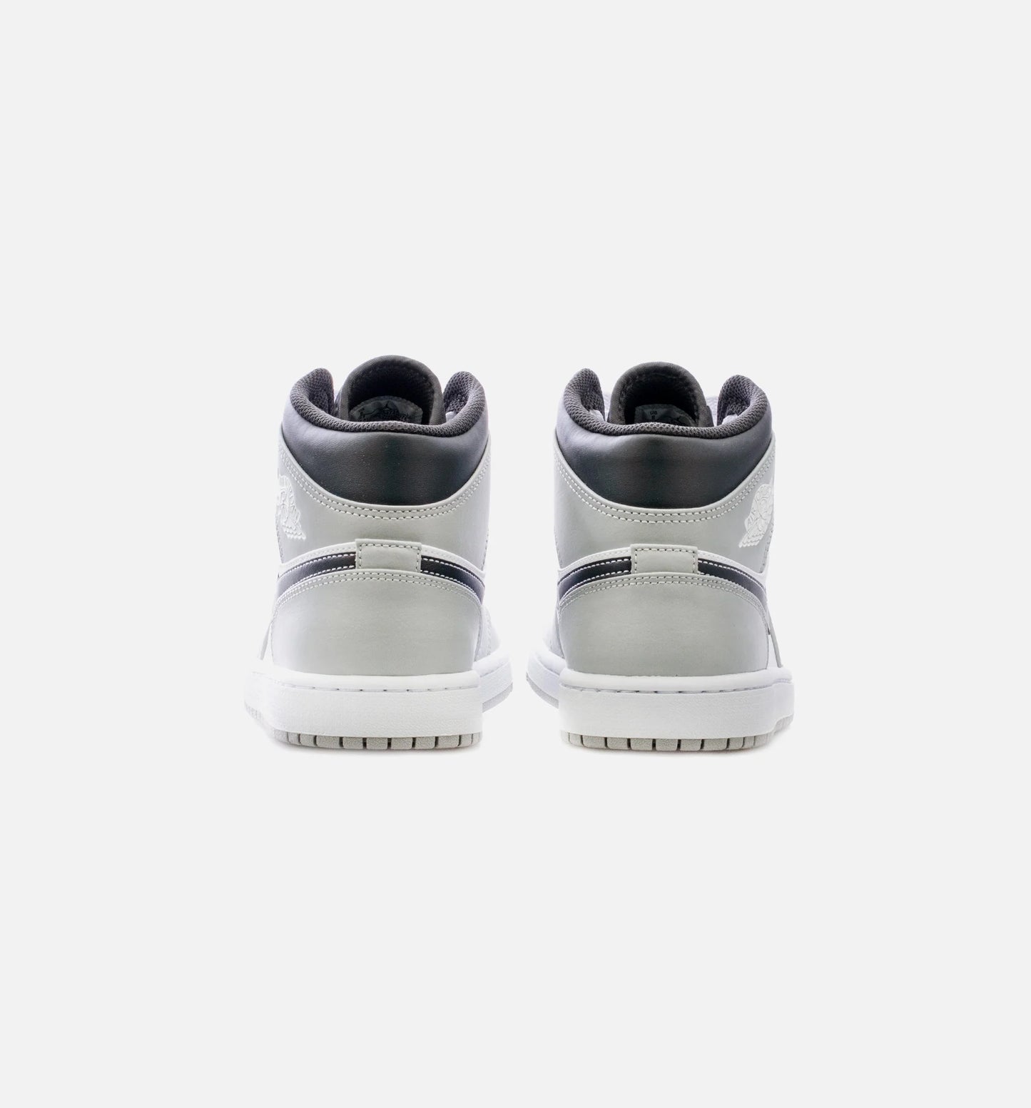 Air Jordan 1 Mid Light Smoke Grey Mens Lifestyle Shoe Grey White Limit One Per Customer
