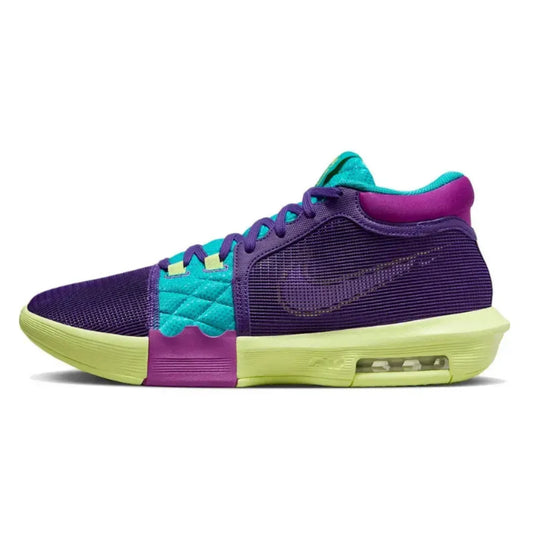 Tênis Nike Lebron Witness VIII Roxo Verde Azul