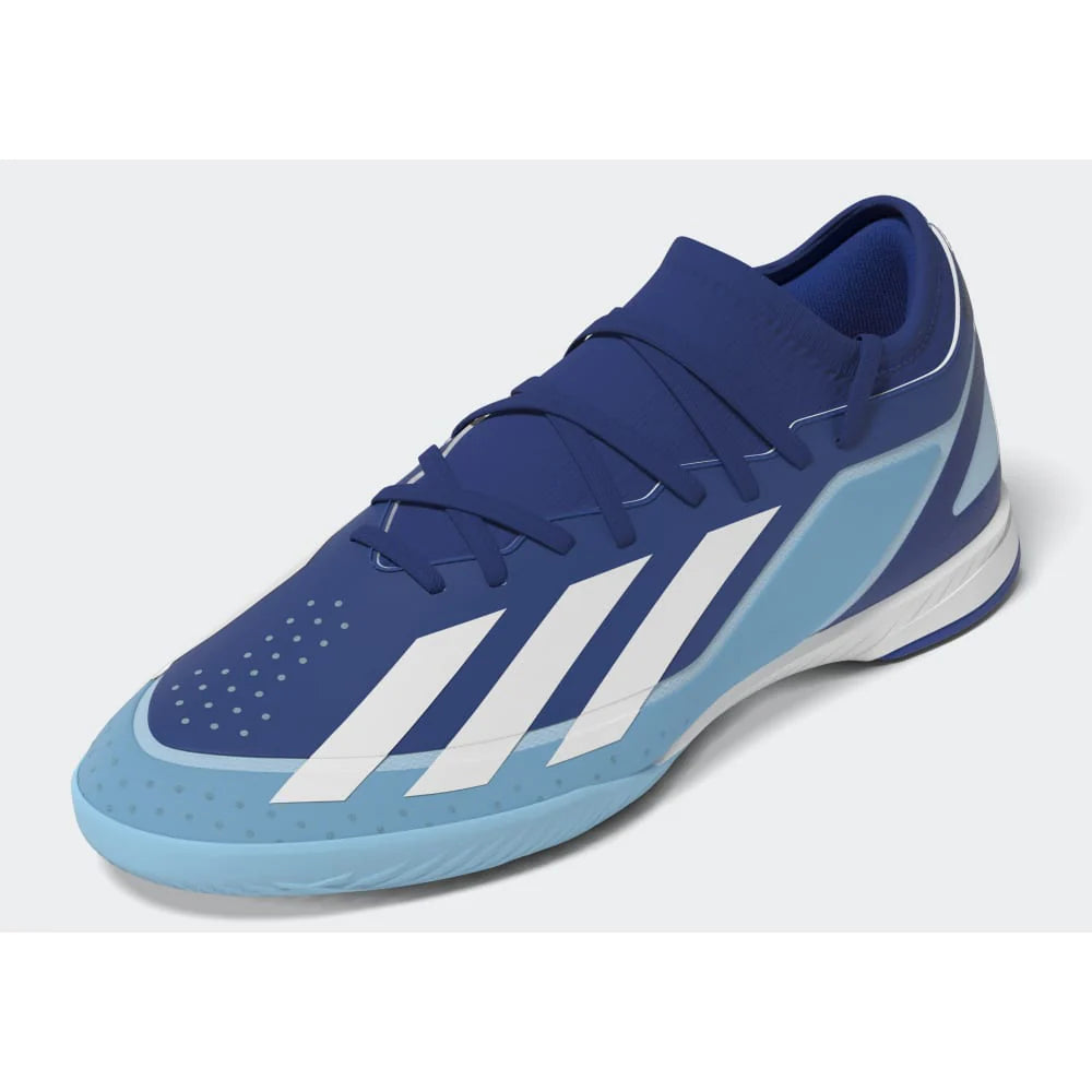 adidas X Crazyfast3 IN Indoor Soccer Shoes Royal White