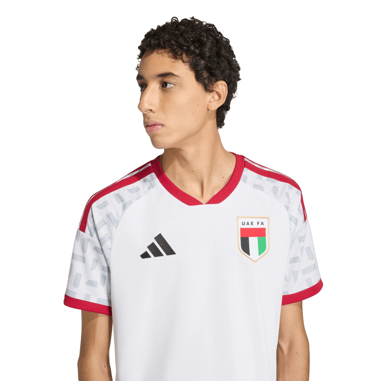 adidas United Arab Emirates Home Mens Soccer Jersey 2026 White