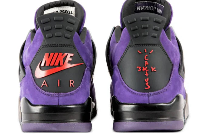 Travis Scott x Air Jordan 4 Retro Purple Suede Black Midsole