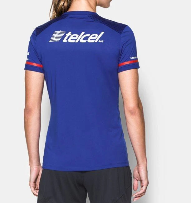 Under Armour Womens Cruz Azul Home Jersey 17 Royal