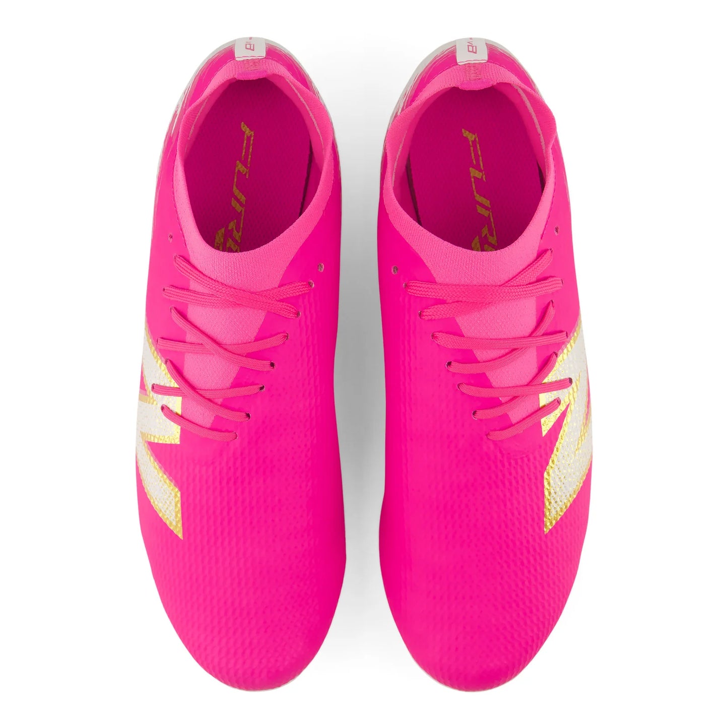 New Balance Furon Team V8 FG Firm Ground Mens Soccer Cleats Pink Heat