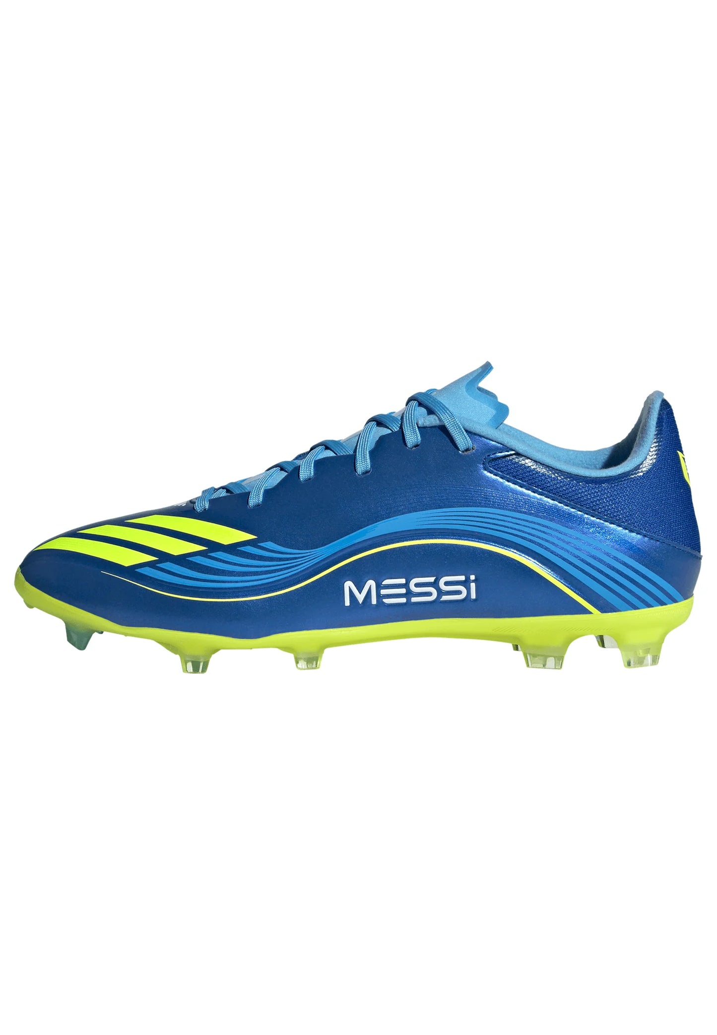 adidas F50 Messi League FG MG Mens Soccer Cleats Royal Blue Yellow Blue