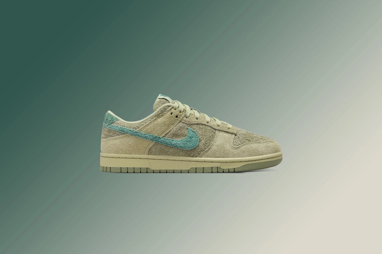 Womens Dunk Low Olive Aura Bicoastal Oil Green