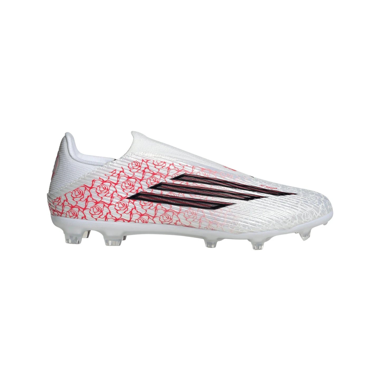 adidas F50 League Laceless FG MG Firm Ground Multi Ground Mens Soccer Cleats White Black Red