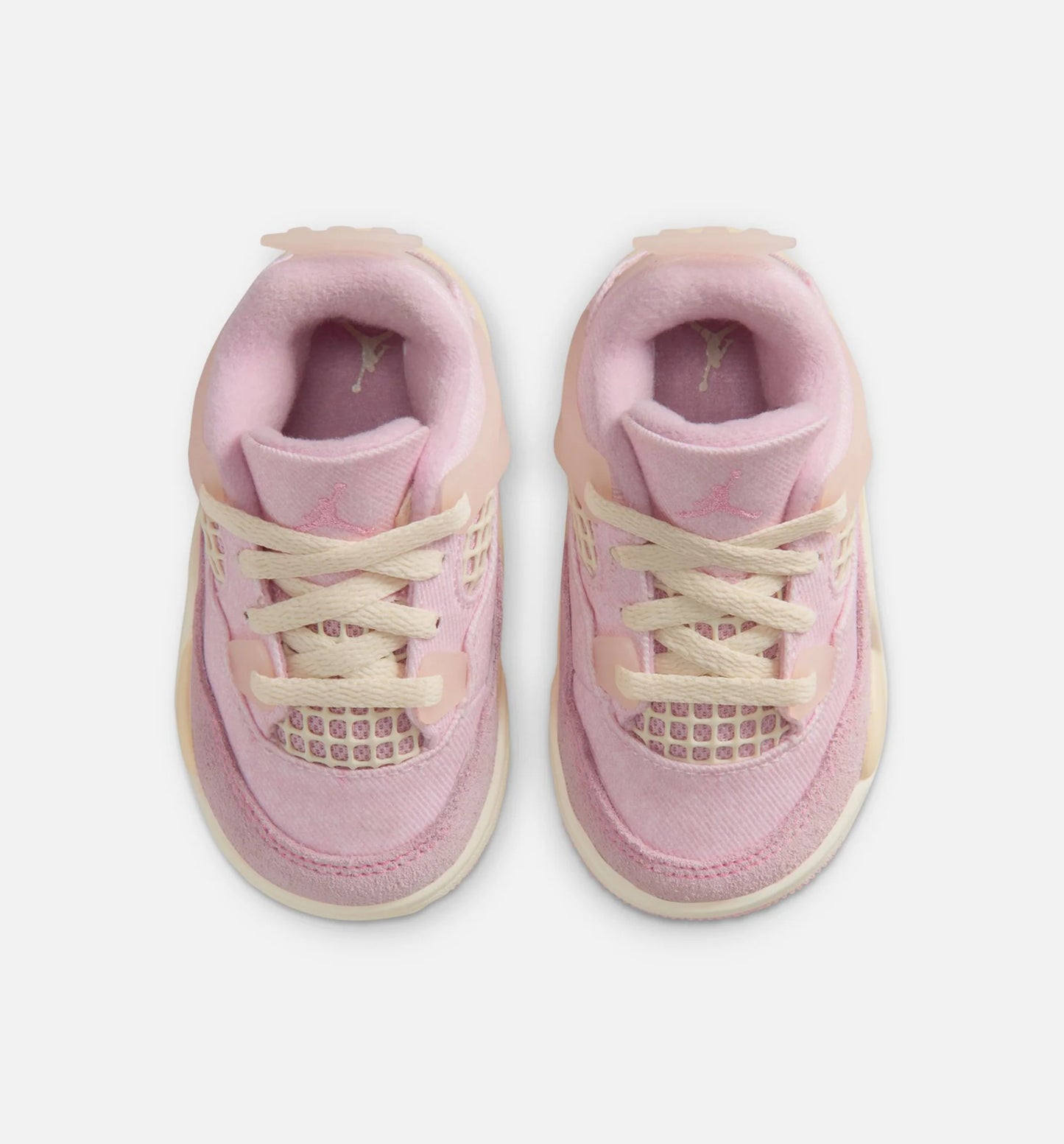 Air Jordan 4 Retro Pink Pearl And Iced Carmine Infant Toddler Lifestyle Shoe Iced Carmine Iced Carmine Coconut Milk Anthracite Muslin Pinksicle