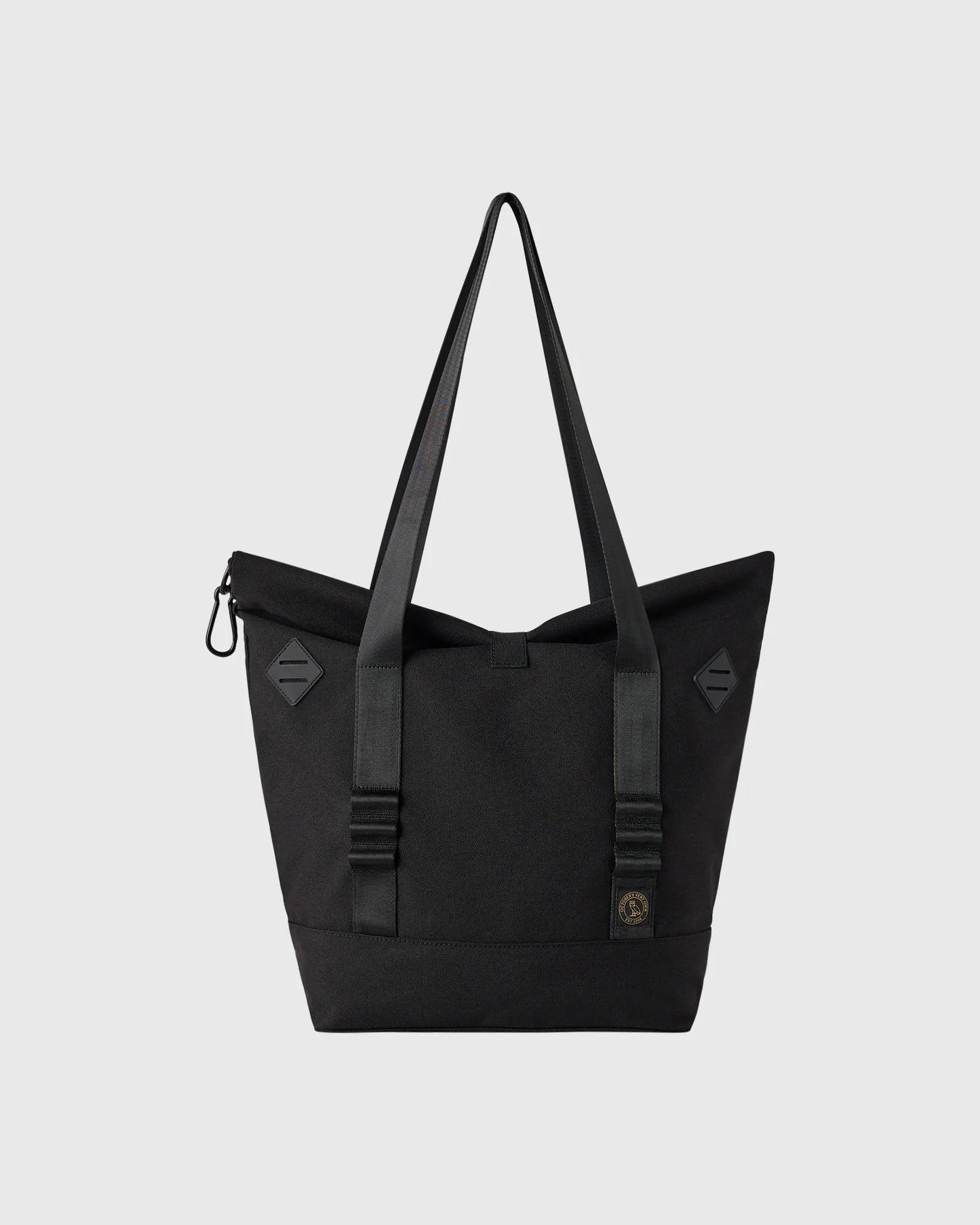 Roll Top Tote Bag Black