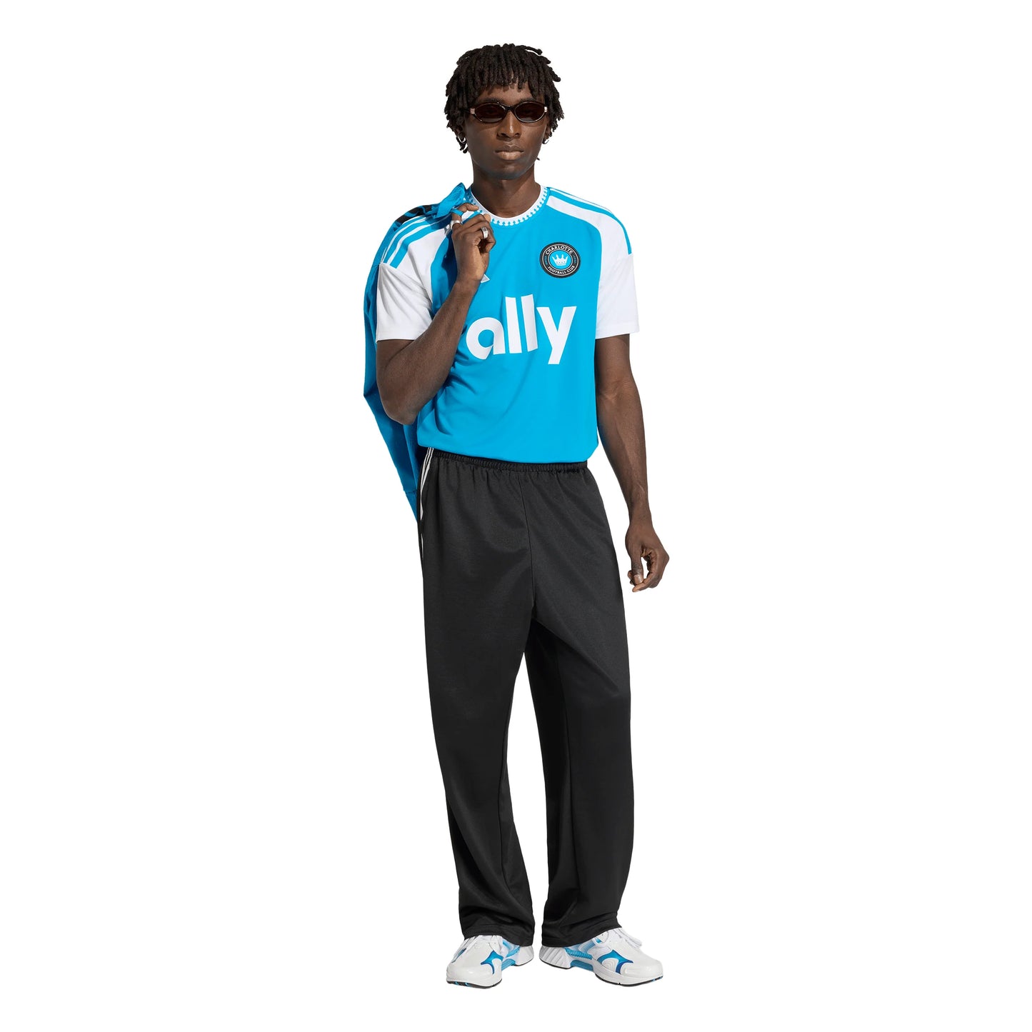 adidas Charlotte FC Home Mens Soccer Jersey 26 27 Blue