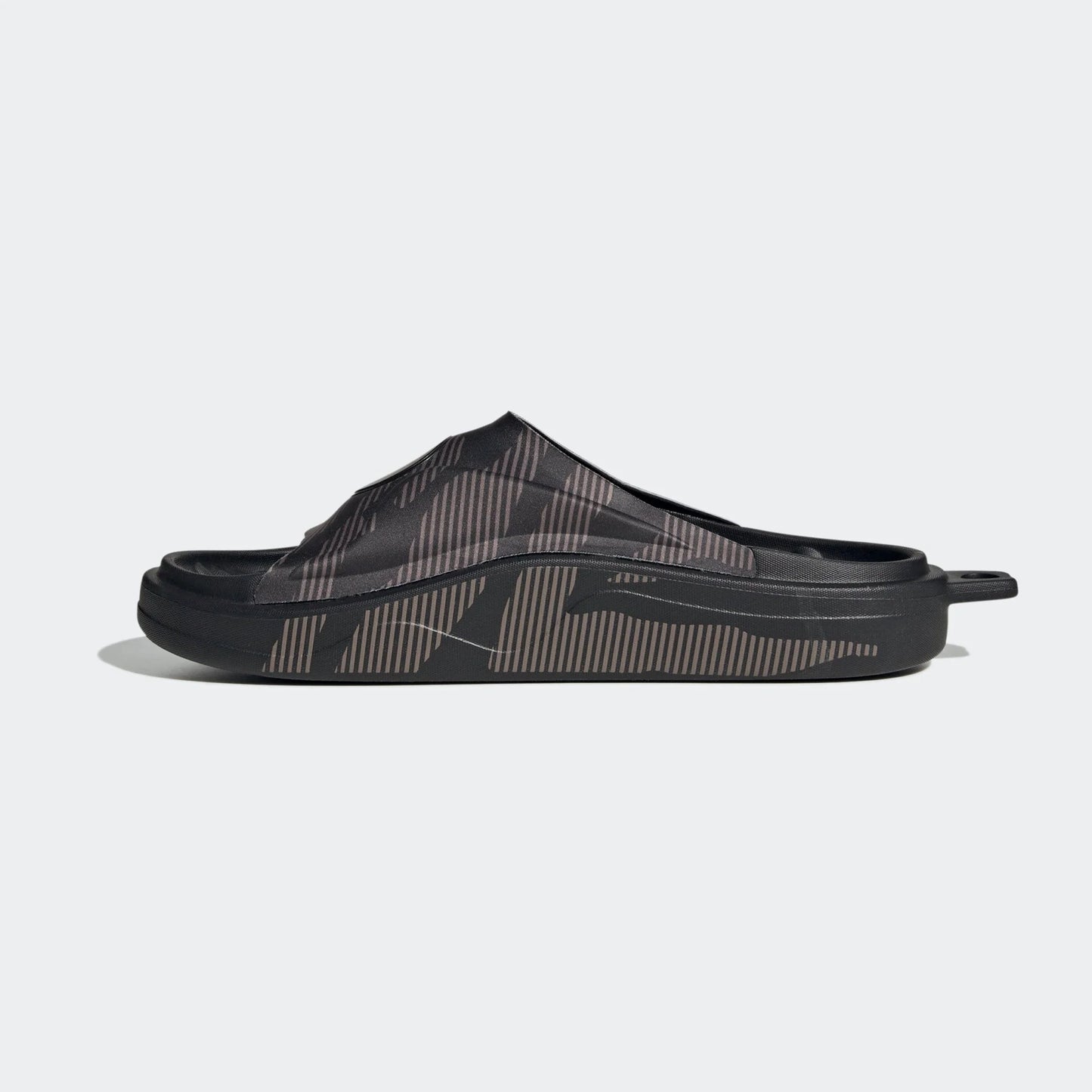 adidas by Stella McCartney Womens Slide Shoes Black Black Tech Earth