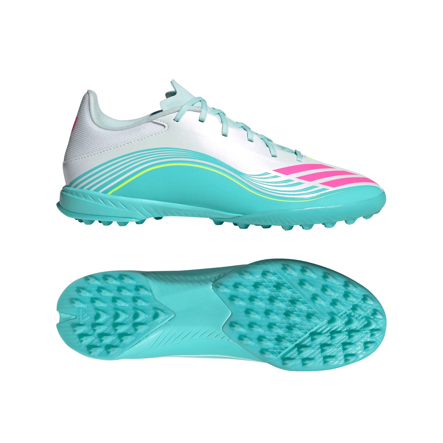 adidas F50 Messi League TF Turf Mens Soccer Cleats White Pink