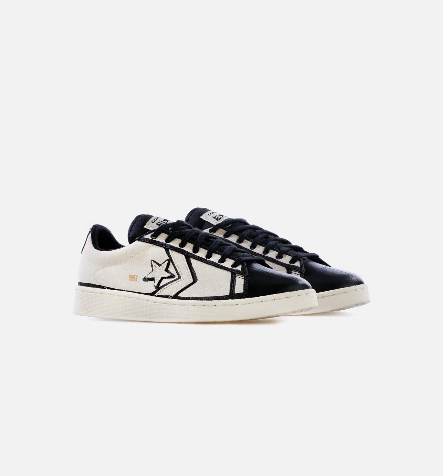 Josh Vides Pro Leather Mens Lifestyle Shoe Bone Black