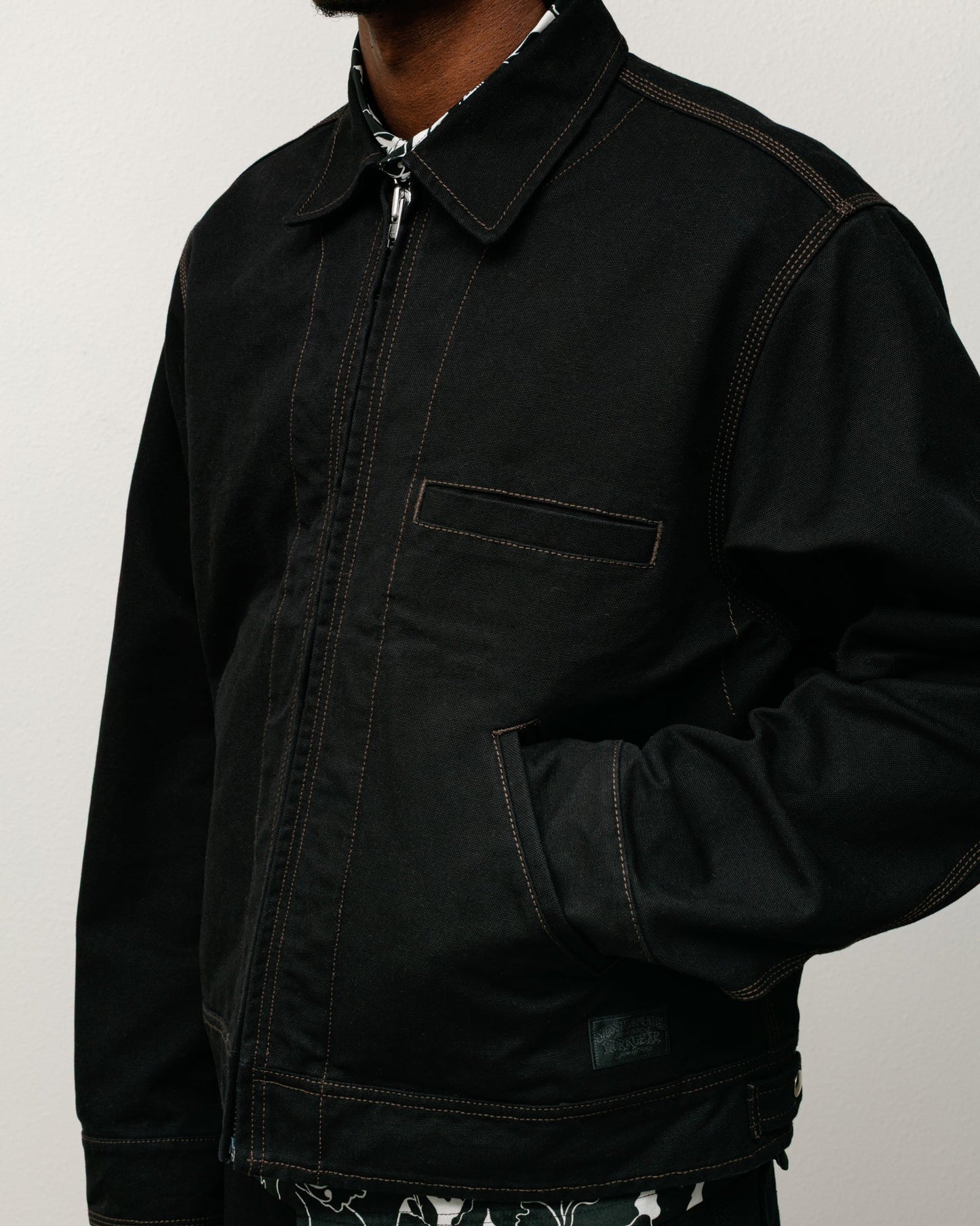 WORK JACKET COLLARED