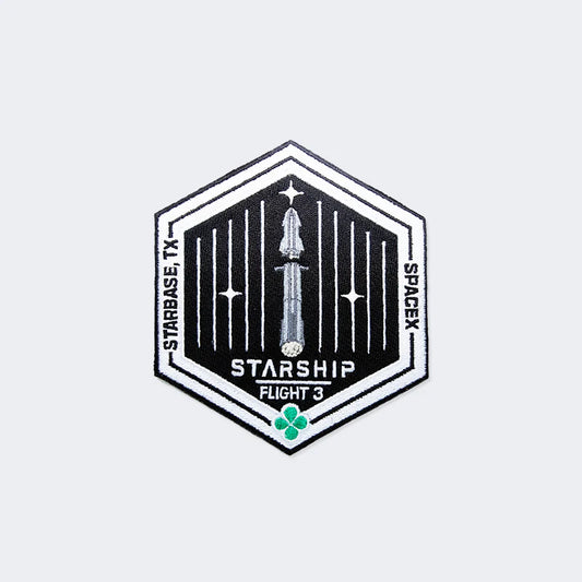 Starship Flight 3 Mission Patch