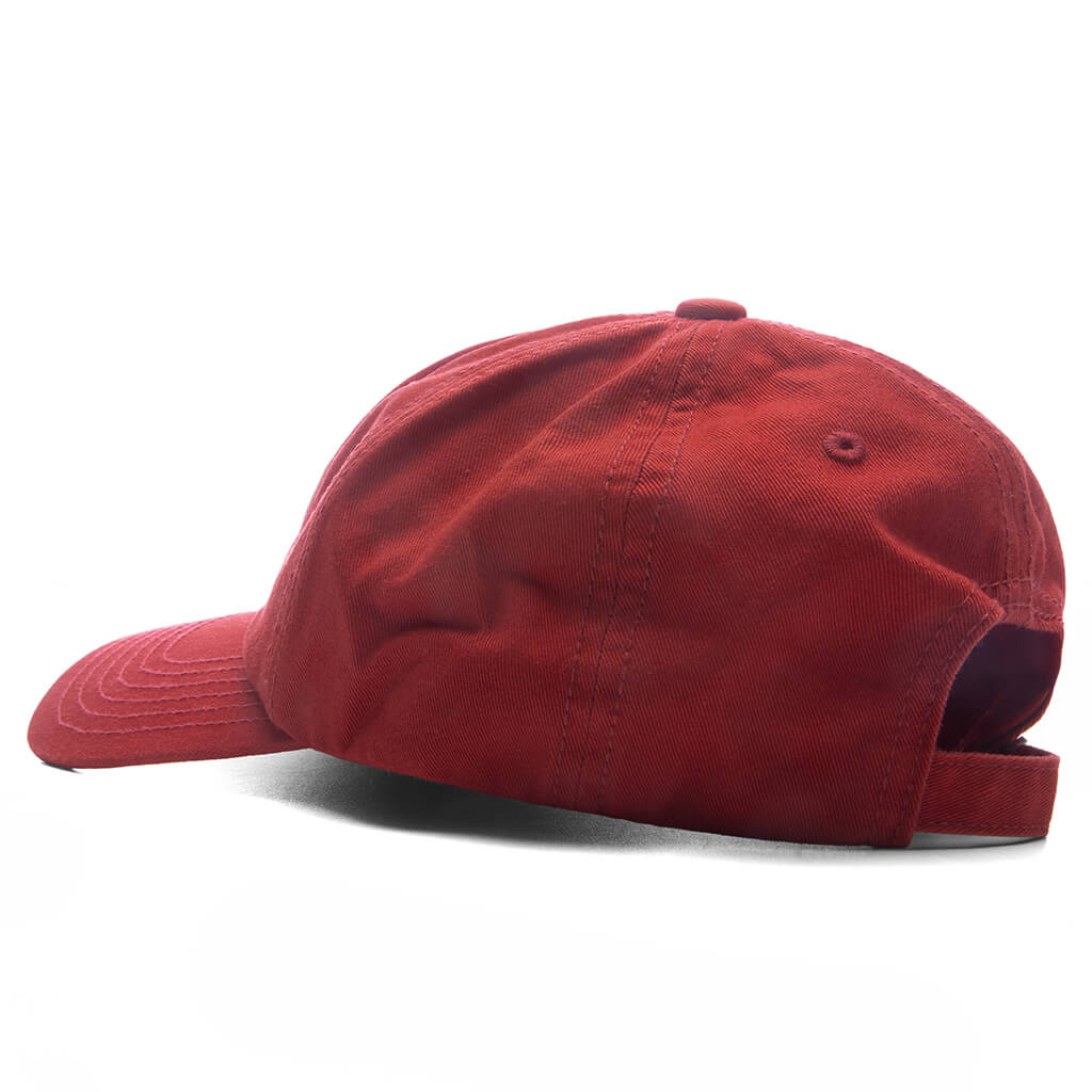 6 Panel Twill Cap 19 Red